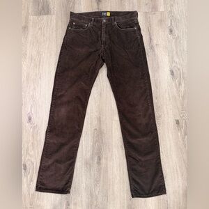 J. Crew Men's Dark Brown Corduroy Pants